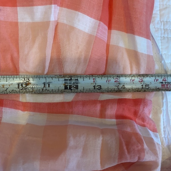 Alex Marie Pink and White Plaid Midi Dress - Picture 10 of 13